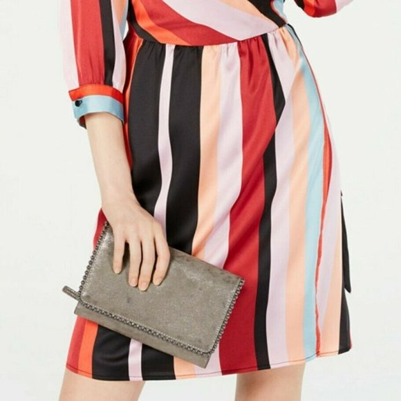Bar III Multi - Color Striped Wrap Dress.  XS, S, M, L, XL - Picture 3 of 16